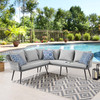 Endeavor Outdoor Patio Wicker Rattan Sectional Sofa / EEI-4658