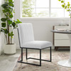 Indulge Channel Tufted Fabric Dining Chair / EEI-4652