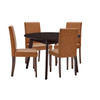 Prosper 5 Piece Faux Leather Dining Set / EEI-4289