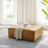 Bartlett Vegan Leather Ottoman / EEI-4401