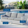 Convene Outdoor Patio Sofa / EEI-4305