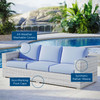 Convene Outdoor Patio Sofa / EEI-4305