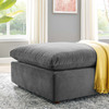 Commix Down Filled Overstuffed Performance Velvet Ottoman / EEI-4365