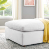 Commix Down Filled Overstuffed Performance Velvet Ottoman / EEI-4365