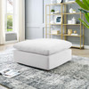 Commix Down Filled Overstuffed Performance Velvet Ottoman / EEI-4365