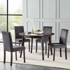 Prosper 5 Piece Upholstered Velvet Dining Set / EEI-4291