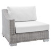 Conway Sunbrella® Outdoor Patio Wicker Rattan 9-Piece Sectional Sofa Set / EEI-4360