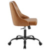 Designate Swivel Vegan Leather Office Chair / EEI-4372
