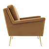 Chesapeake Performance Velvet Armchair / EEI-4630