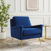 Chesapeake Performance Velvet Armchair / EEI-4630