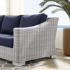 Conway Sunbrella® Outdoor Patio Wicker Rattan Sofa / EEI-3974