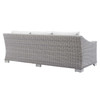 Conway Sunbrella® Outdoor Patio Wicker Rattan Sofa / EEI-3974