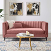 Devote Channel Tufted Performance Velvet Loveseat / EEI-4718