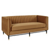 Devote Channel Tufted Performance Velvet Loveseat / EEI-4718