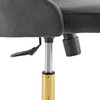 Distinct Tufted Swivel Performance Velvet Office Chair / EEI-4368