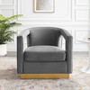 Frolick Performance Velvet Armchair / EEI-3888