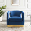 Frolick Performance Velvet Armchair / EEI-3888