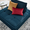 Saunter Tufted Fabric Armless Chair / EEI-4725