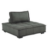 Saunter Tufted Fabric Armless Chair / EEI-4725