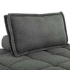 Saunter Tufted Fabric Armless Chair / EEI-4725