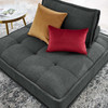 Saunter Tufted Fabric Armless Chair / EEI-4725