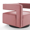 Booth Performance Velvet  Performance Velvet Swivel Armchair / EEI-3948