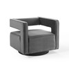 Booth Performance Velvet  Performance Velvet Swivel Armchair / EEI-3948