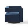 Booth Performance Velvet  Performance Velvet Swivel Armchair / EEI-3948