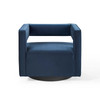 Booth Performance Velvet  Performance Velvet Swivel Armchair / EEI-3948