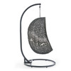 Hide Outdoor Patio Sunbrella® Swing Chair With Stand / EEI-3929
