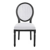 Arise Vintage French Upholstered Fabric Dining Side Chair / EEI-4664