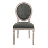 Arise Vintage French Upholstered Fabric Dining Side Chair / EEI-4664