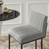 Indulge Channel Tufted Fabric Counter Stool / EEI-4653