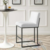 Indulge Channel Tufted Fabric Counter Stool / EEI-4653