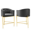 Savour Tufted Performance Velvet Counter Stool Set of 2 / EEI-4596