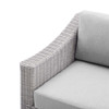 Conway Sunbrella® Outdoor Patio Wicker Rattan Left-Arm Chair / EEI-3975