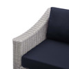 Conway Sunbrella® Outdoor Patio Wicker Rattan Left-Arm Chair / EEI-3975