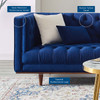 Elation Tufted Performance Velvet Sofa / EEI-4722