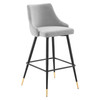 Adorn Performance Velvet Bar Stool / EEI-3909