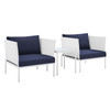 Harmony 3-Piece  Sunbrella® Outdoor Patio Aluminum Seating Set / EEI-4686
