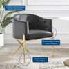 Savour Tufted Performance Velvet Accent Dining Armchair / EEI-3906