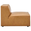 Mingle Vegan Leather Armless Chair / EEI-4623