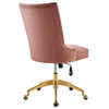 Empower Channel Tufted Performance Velvet Office Chair / EEI-4575