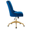 Empower Channel Tufted Performance Velvet Office Chair / EEI-4575