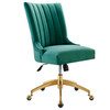 Empower Channel Tufted Performance Velvet Office Chair / EEI-4575