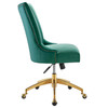 Empower Channel Tufted Performance Velvet Office Chair / EEI-4575