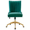 Empower Channel Tufted Performance Velvet Office Chair / EEI-4575