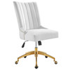 Empower Channel Tufted Performance Velvet Office Chair / EEI-4575