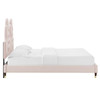 Alexandria Tufted Performance Velvet Full Platform Bed / MOD-6935