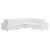 Commix 5 Piece Down Filled Overstuffed Sectional Sofa / EEI-3359